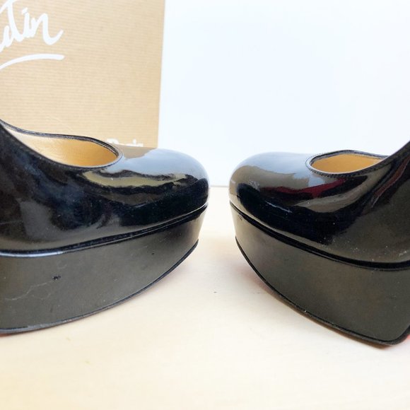 Christian Louboutin bianca 140 patent calf - BK01 - Picture 3 of 4